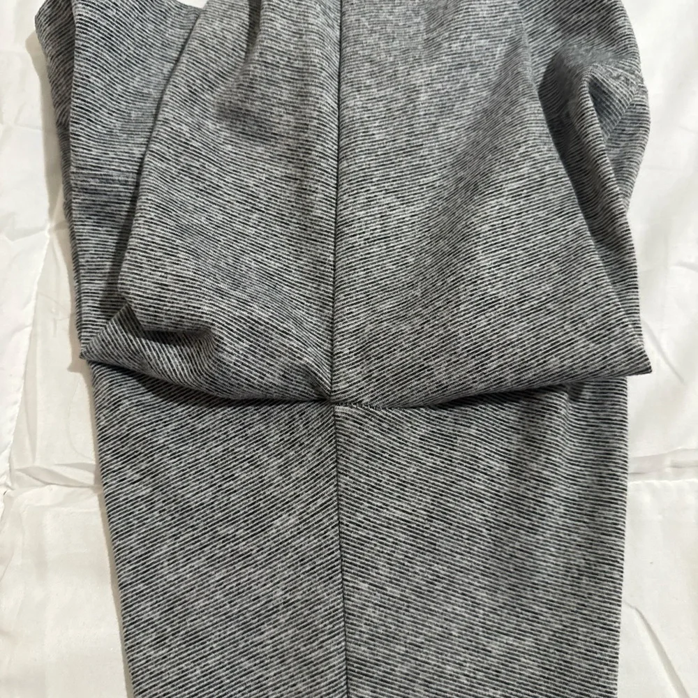 Preloved Justice Girls' Gray Leggings with Side Logo.